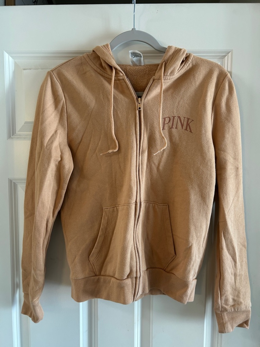PINK Victoria's Secret Tan Hoodie size S